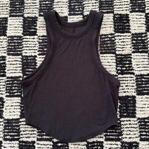 Lululemon Black Crop Tank Size 2